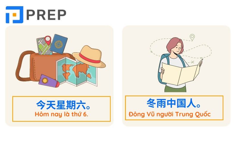 Ví dụ câu vị ngữ danh từ trong tiếng Trung