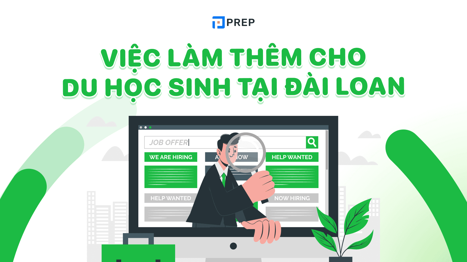việc làm thêm cho du học sinh tại đài loan