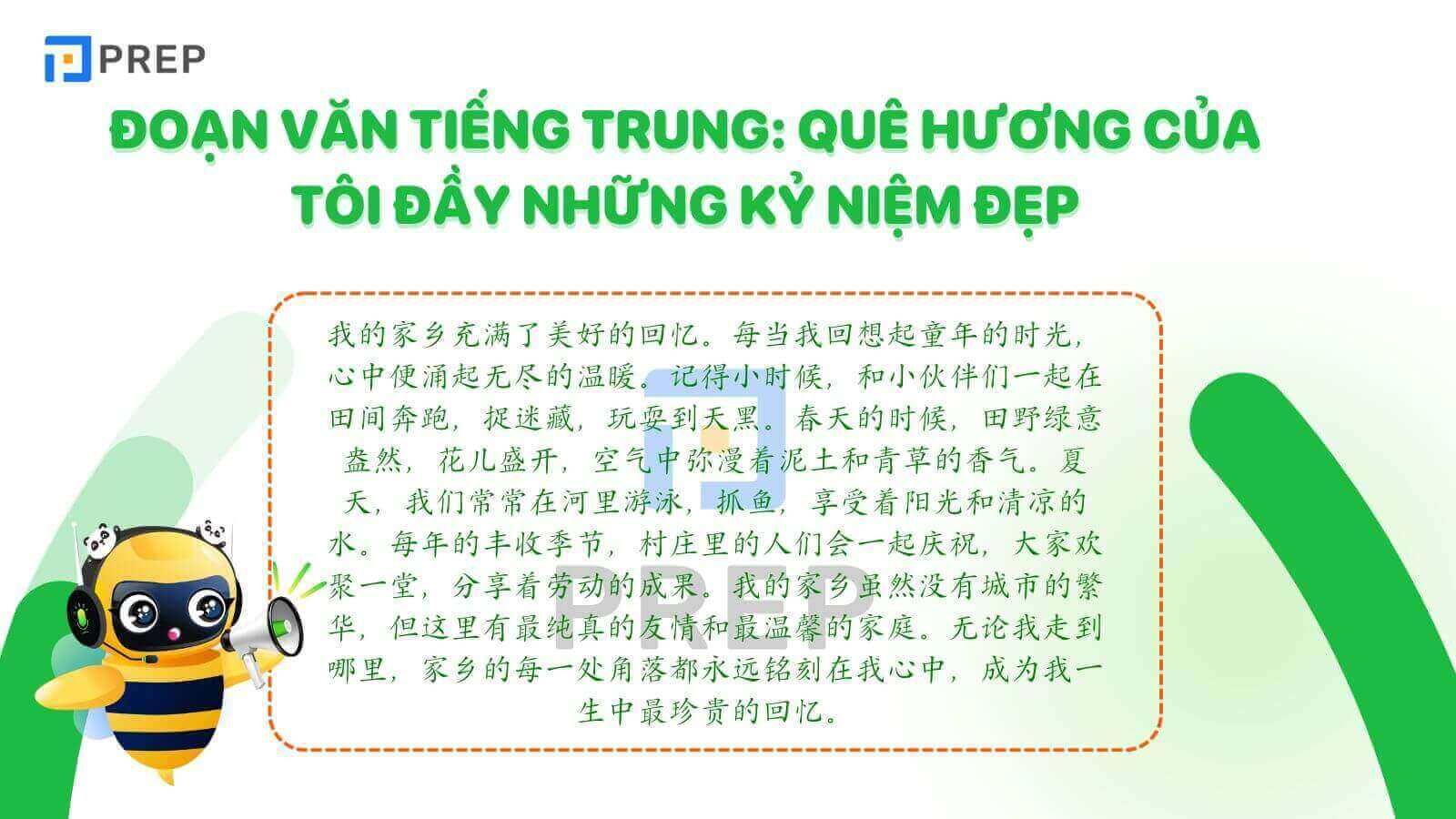 Quê hương của tôi đầy những kỷ niệm đẹp