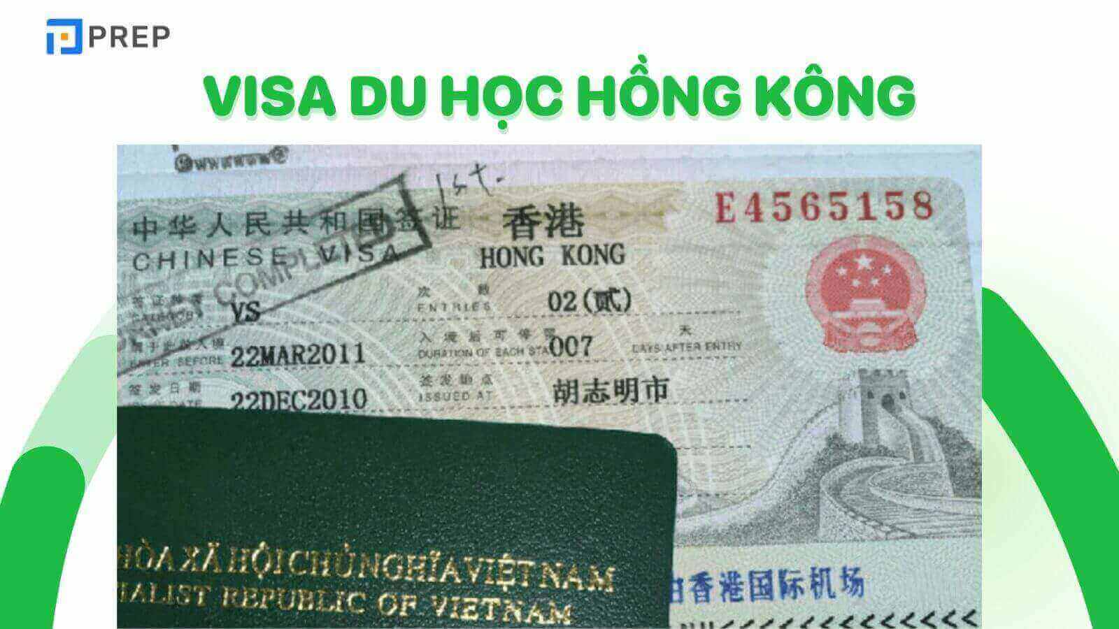 Visa du học Hồng Kông