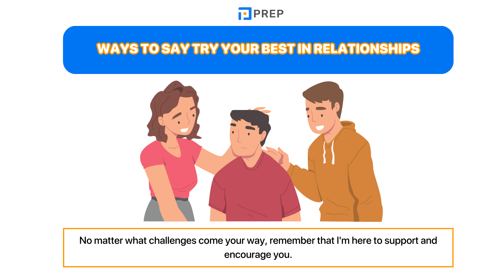 Ways to say Try Your Best in relationships