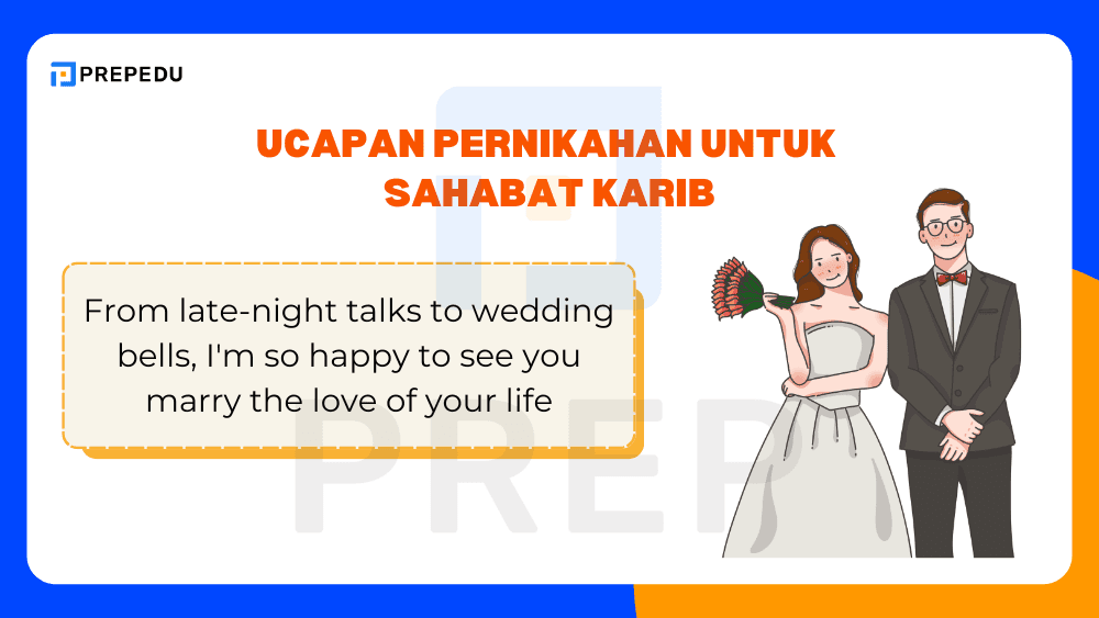 Ucapan Pernikahan untuk Sahabat Karib