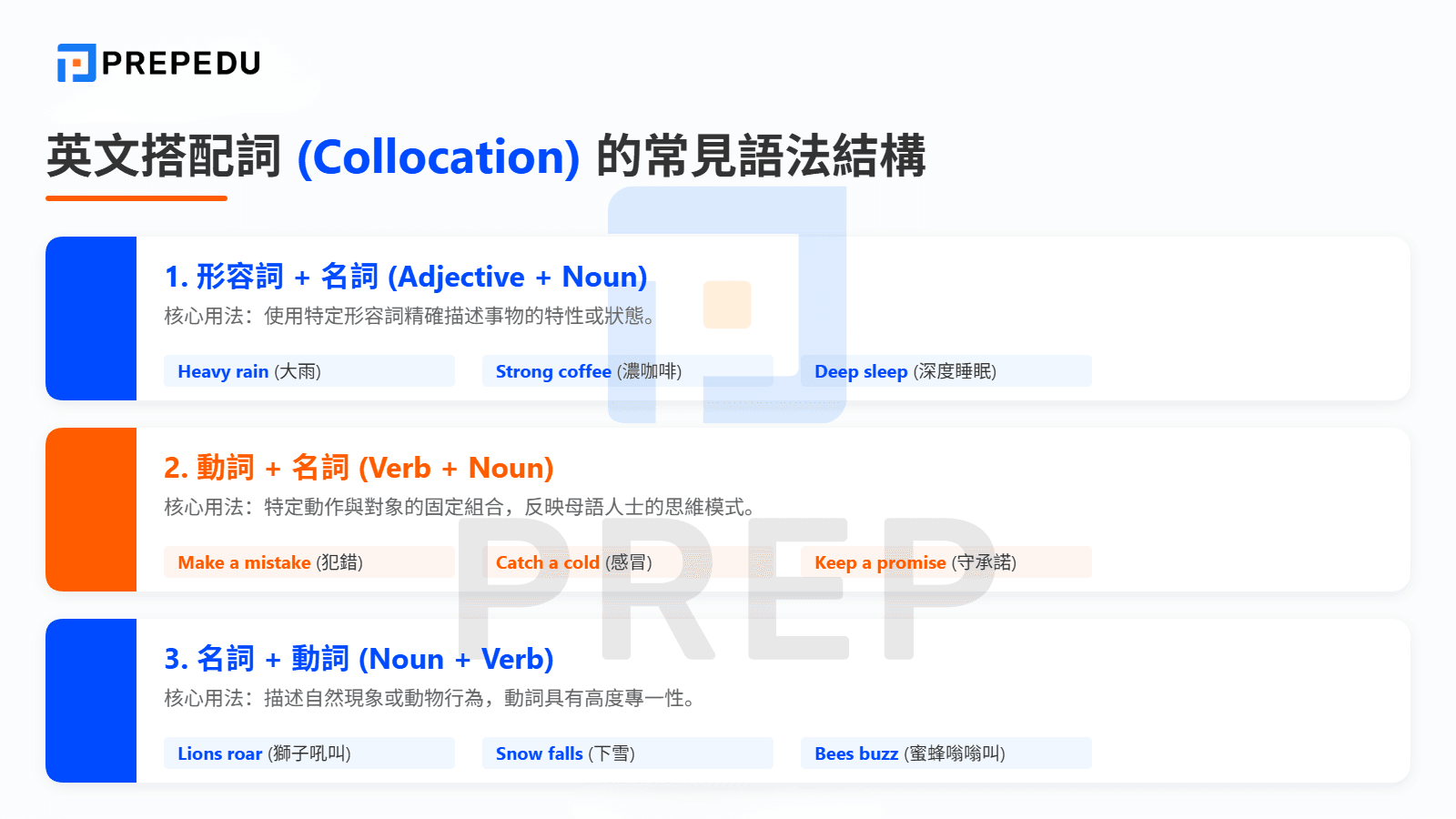 常見英文搭配詞