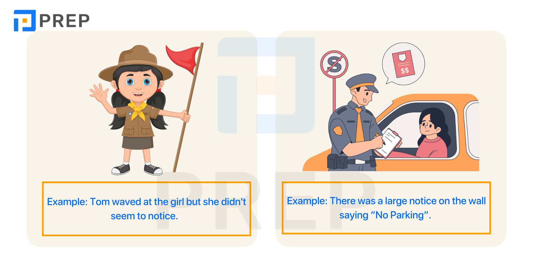 What is Notice in English?