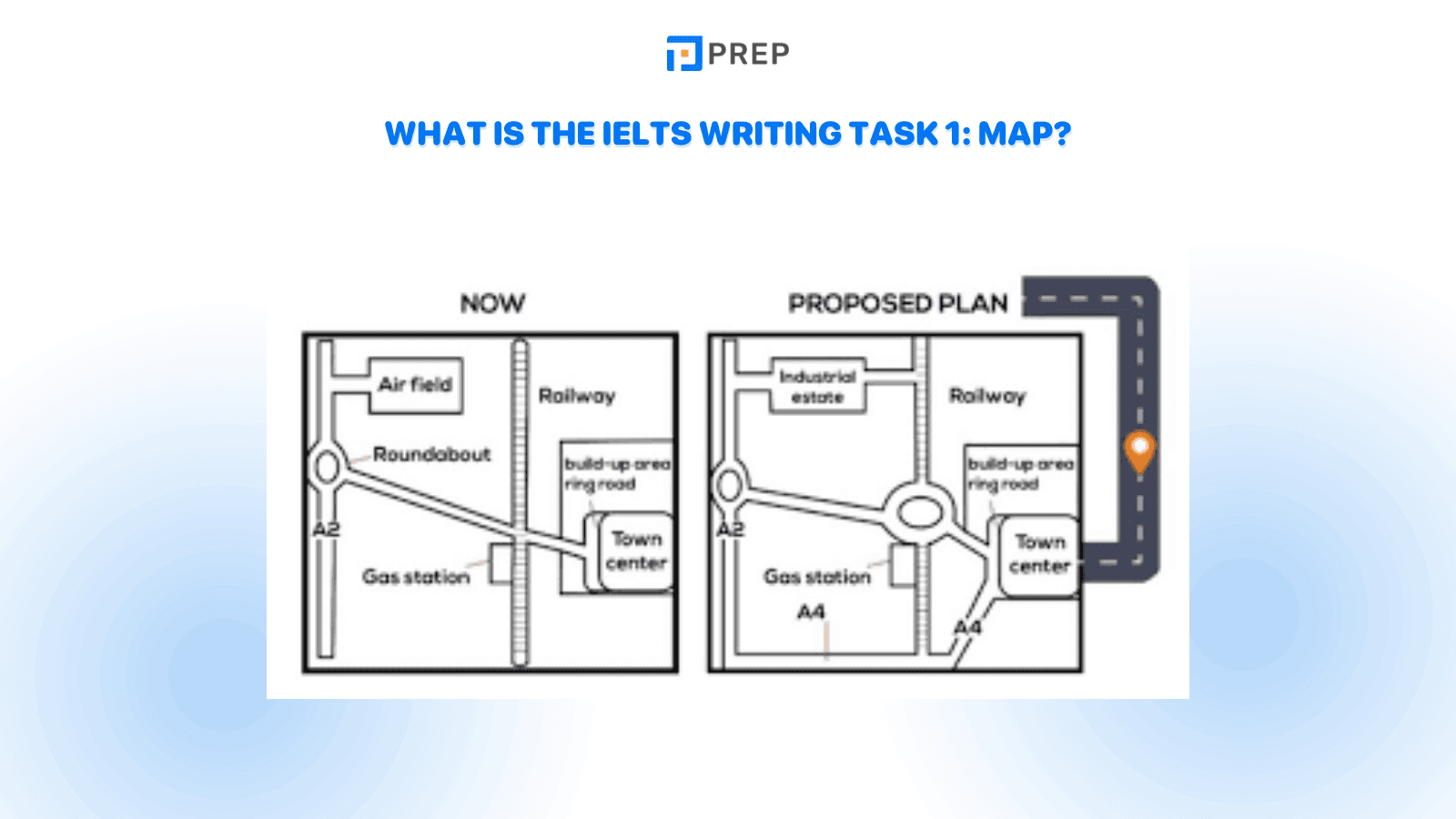 What is the IELTS Writing Task 1: Map?