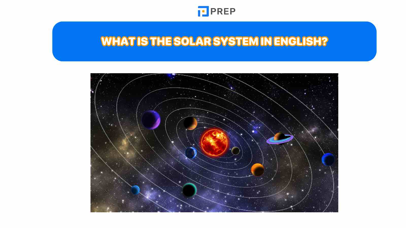 What is the Solar System in English?