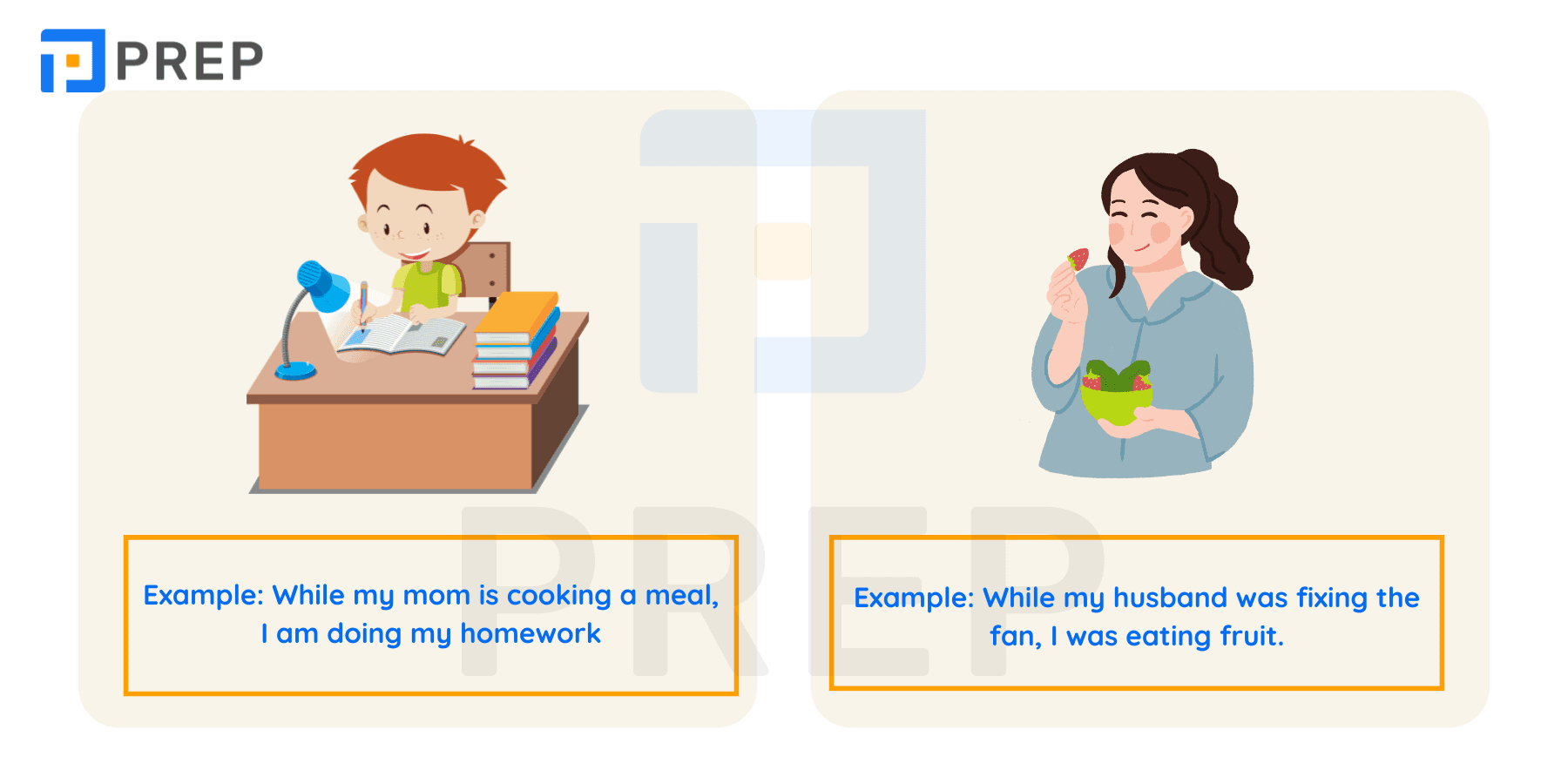 What is 'While' in English?