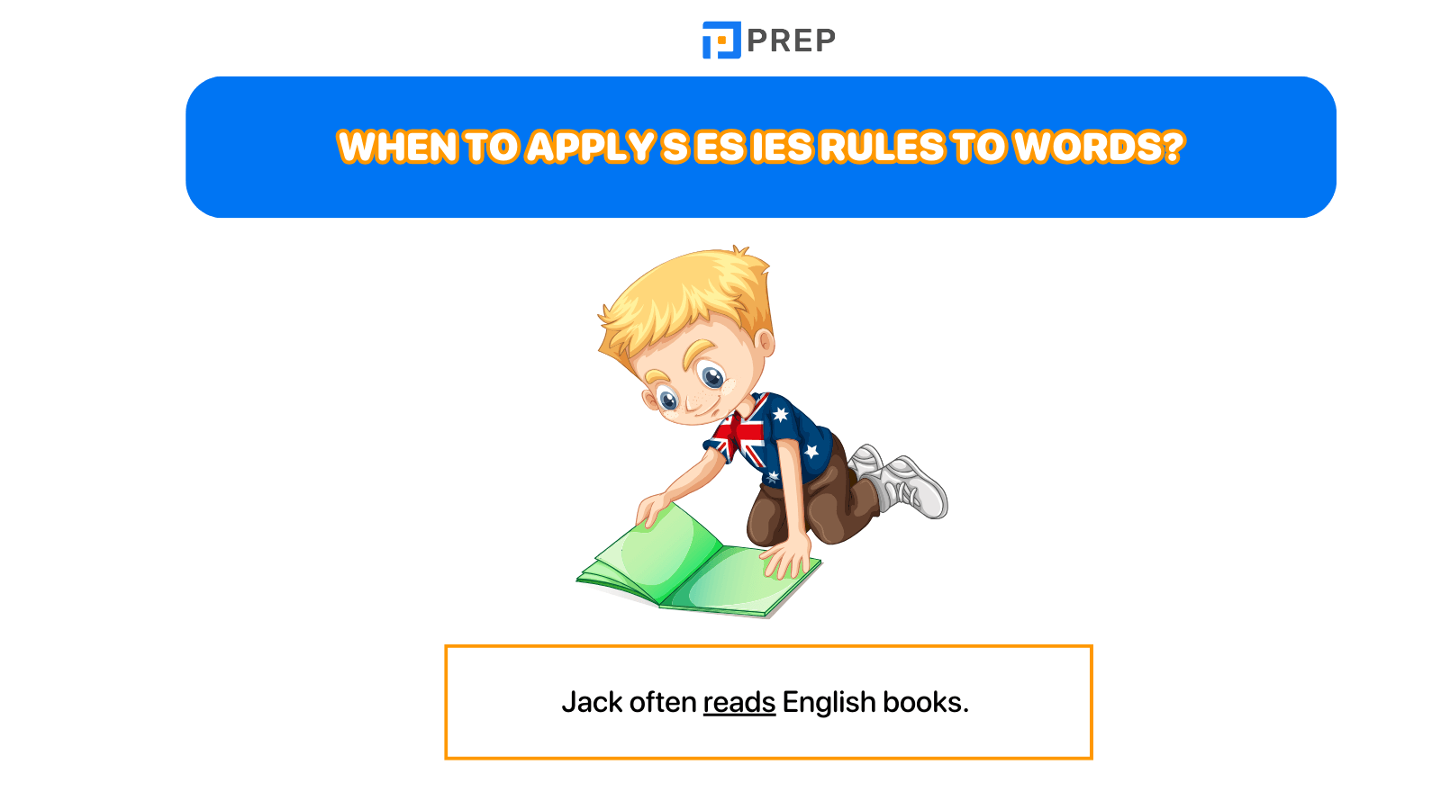 When to apply S ES IES Rules to words?