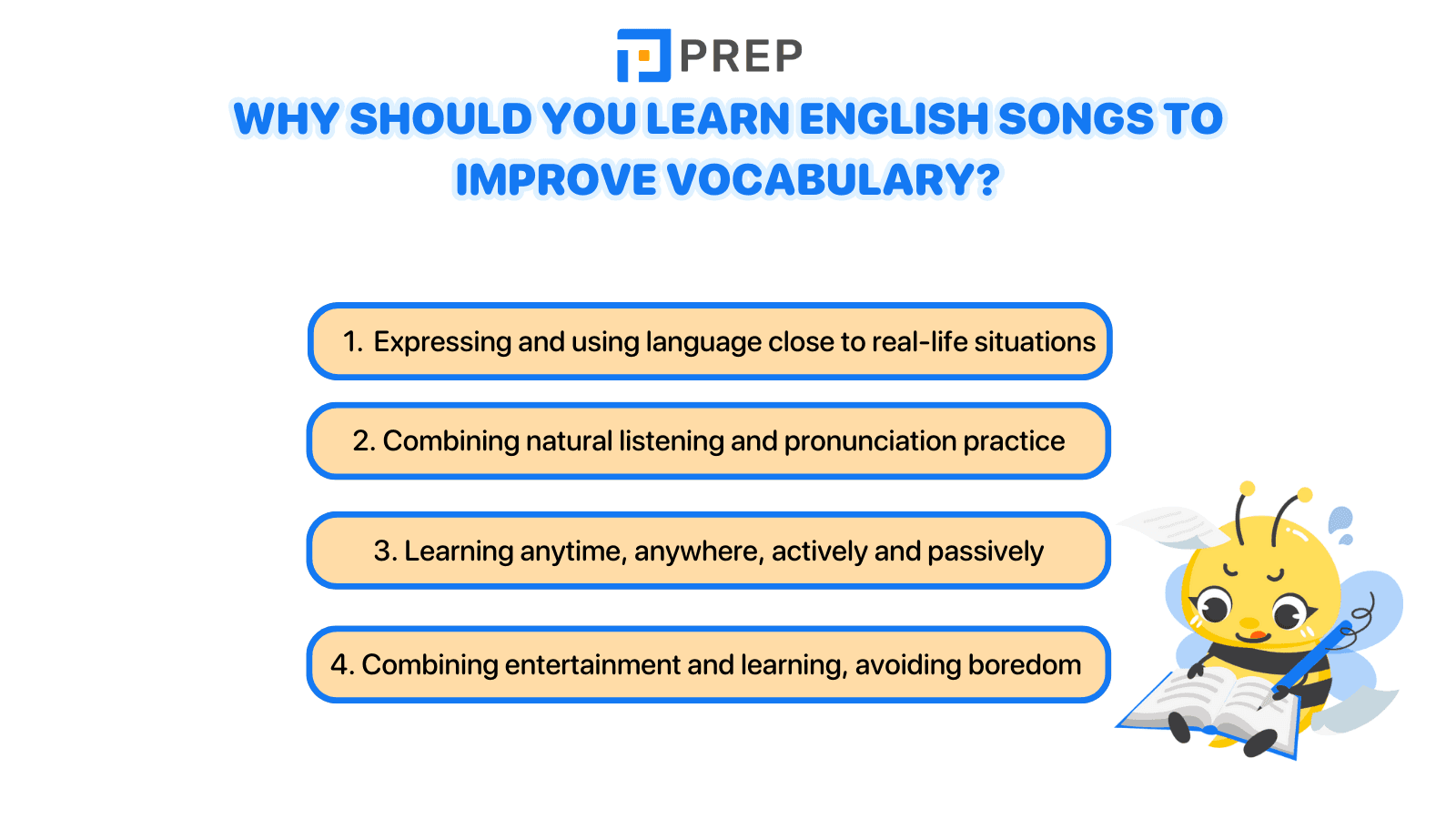 Why should you learn English songs to improve vocabulary?