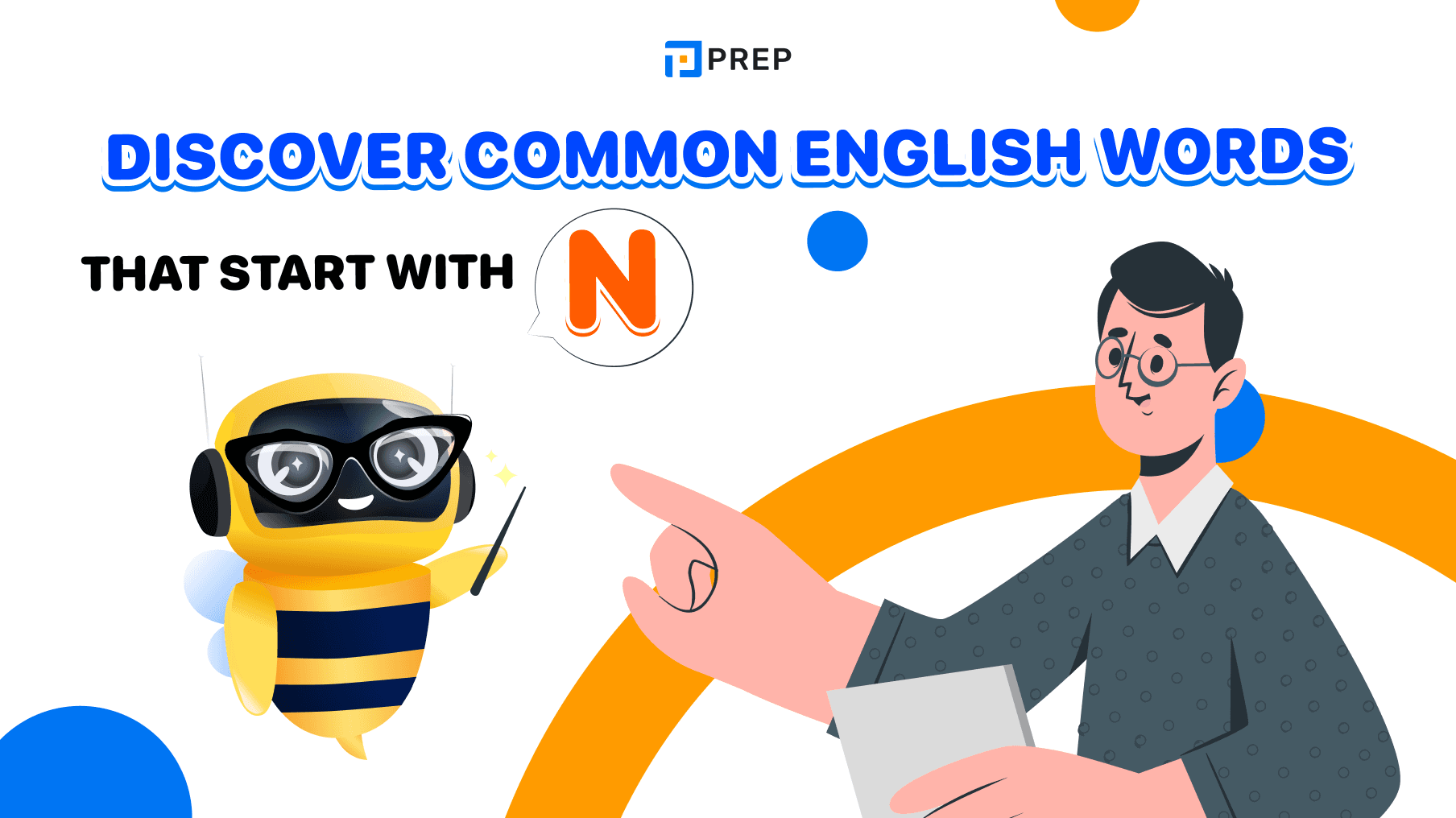 English words that start with N categorized by 6 popular topics