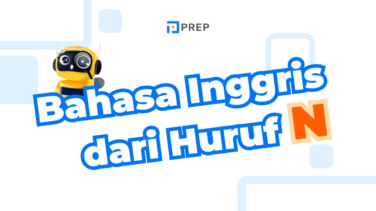 Bahasa Inggris dari Huruf N