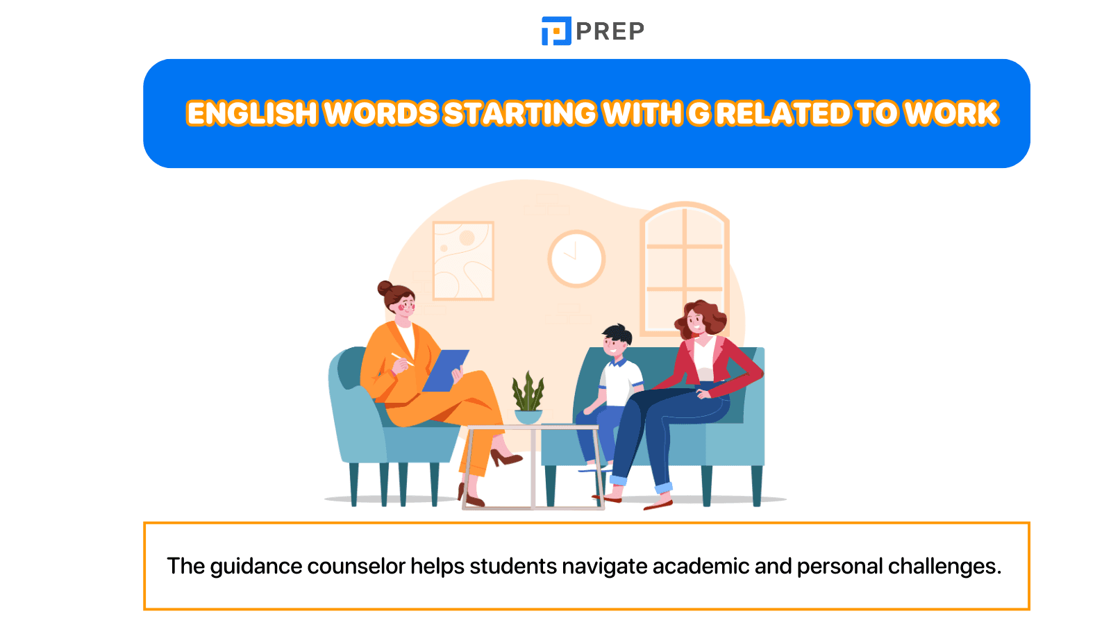 English words starting with G related to work