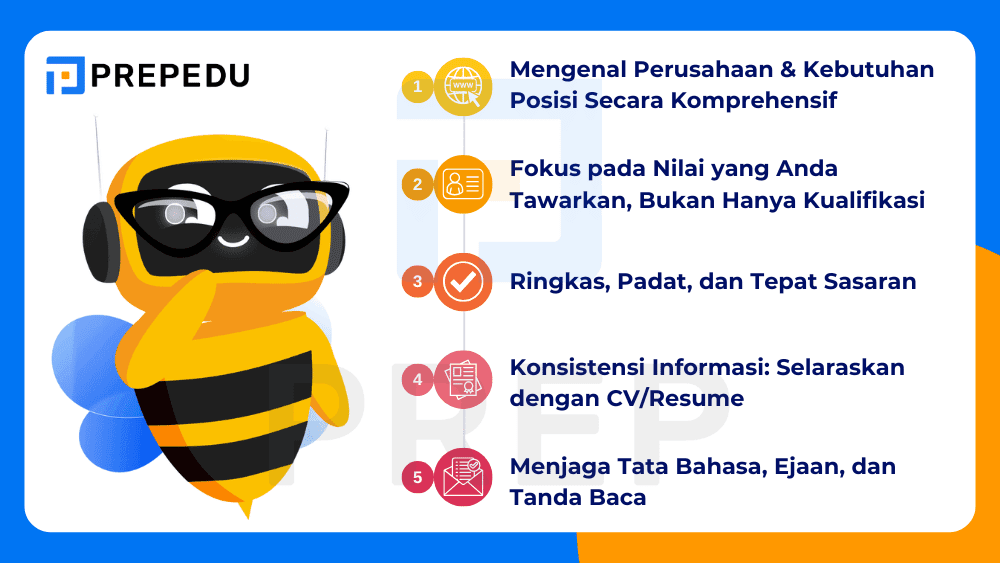 Prinsip Fundamental untuk Cover Letter Bahasa Inggris Efektif