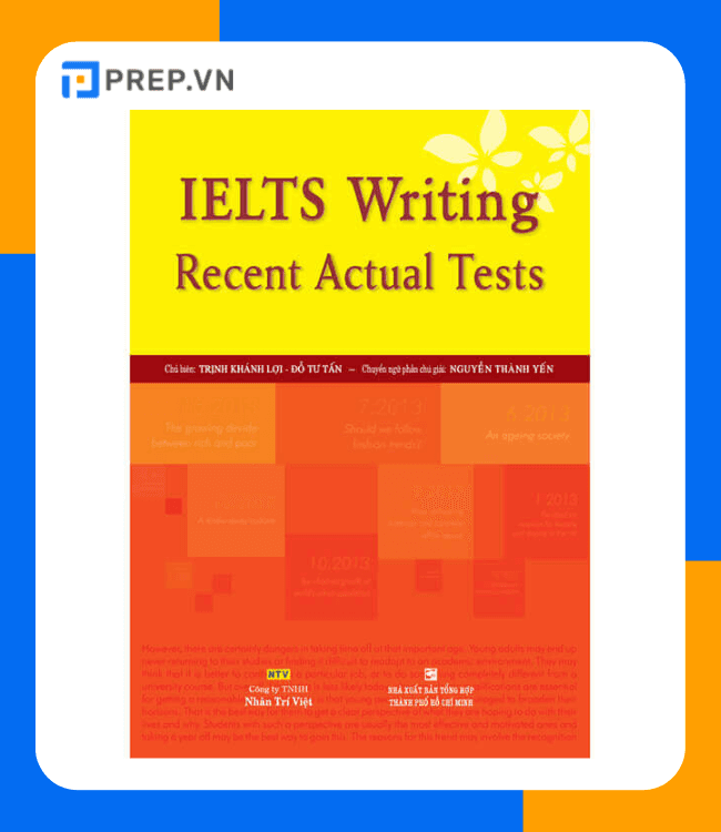 Sách Writing IELTS Recent Actual Test